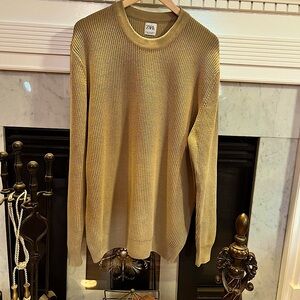 Zara Golden Tan Ribbed Men’s Sweater in XL (EUC)